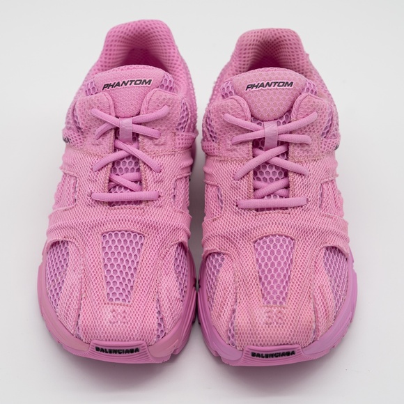 size 38 EU / 8 US Balenciaga Phantom Sneakers Pink Mesh - Picture 3 of 16